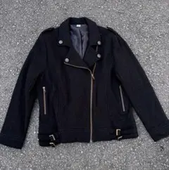 00s お兄系 平成系 y2k ゴスロリ ゴシック スタッズ ウール ライダース