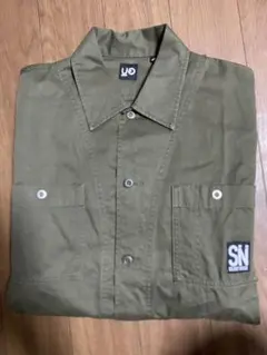 GU UNDERCOVERオリーブグリーンチュニックシャツM