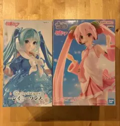 初音ミク レイニーダンスー 桜ミク BANPRESTO EVOLVE 2種セット