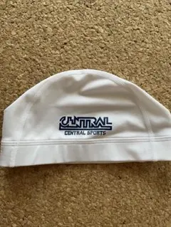 セントラル　スイミングキャップ　白　L