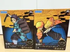 SEGA 鬼滅の刃 スーパープレミアムフィギュア 竈門炭治郎　我妻善逸セット