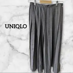 UNIQLO ユニクロ チェック プリーツ スカート 36