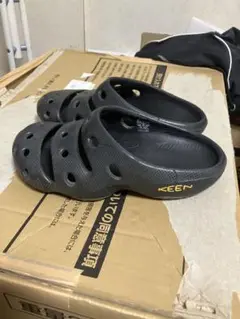 KEEN ブラック サボ・クロッグサンダル
