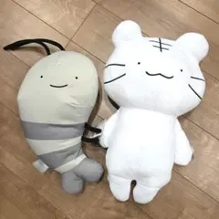 ホワイトタイガーとブラックタイガー　ぬいぐるみ2点のサムネイル