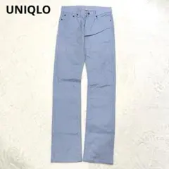 ユニクロ　ドライスリムフィット　カラージンズ　ブルー　28(70㎝)美品
