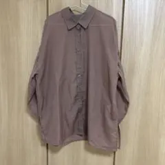 INGNI ボリューム袖シアーロングシャツ Mサイズ ブラウン