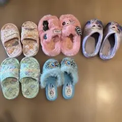 ファー付きピンクスリッパ 28-29サイズ