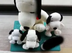 スヌーピーぬいぐるみ４体セット※いいねしないでください