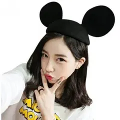 ミッキー風 ベレー帽♪