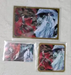 魔道祖師 完結記念展 回遊特典 公式茶屋 ポストカード コースター 名刺型カード 魔道祖師 完結記念展 回遊特典 公式茶屋 ポストカード コースター 名刺