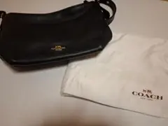 COACH ショルダーバッグ ブラック レザー