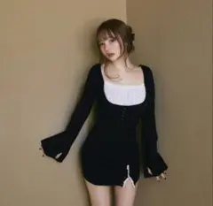 andmary Lady like mini dress - メルカリ