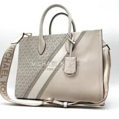 マイケルコース トートバッグ 2way ミレラ A4可 ピンクベージュ MK