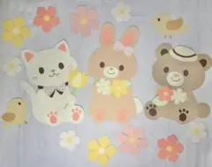 かわいい動物たち　壁面　壁面飾り 保育 保育園 幼稚園