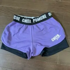 Pomche チアショートパンツ 紫/黒 130