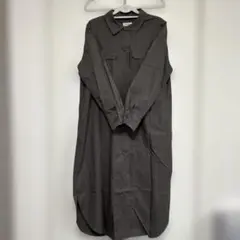 LEPSIM シャツワンピース　アースカラー
