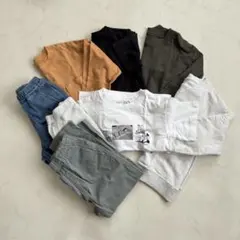 男の子　120サイズ　春夏服　8点セット販売　UNIQLO GUなど　シンプル