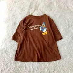 ディバイデッドDIVIDED ドナルドダック Tシャツ M 茶色ユニセックスのサムネイル