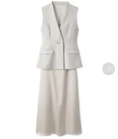 【最終価格】新品　スナイデル　ウェストシェイプジレ&サテンワンピース