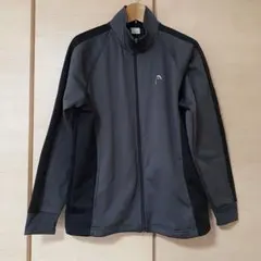 HEAD　メンズ ジャージ トラックジャケット グレー×ブラック