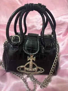 Vivienne Westwood クロコダイル風ショルダーバッグ　ハンドバッグ