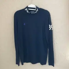 【定番】パーリーゲイツ ハイネック カットソー ネイビー 4