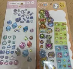 ドロップシール　しずくちゃん　なっとうちゃん　ブロックシール