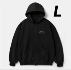 ENNOY DOUBLE ZIP HOODIE サイズLエンノイ ブラック