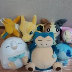 ポケモンぬいぐるみまとめ リザードン カイリュー カビゴン ヤドン 7体