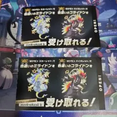 ポケモン　色違いミライドン・コライドン
