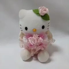 2003年 ハローキティ 花束 ローズ ぬいぐるみ 非売品 平成 薔薇 レトロ