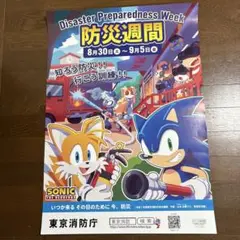 SONIC THE HEDGEHOGS　ポスター ソニックザヘッジホッグ