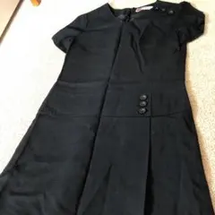 ワンピース　紺色　昭和レトロ　S  M