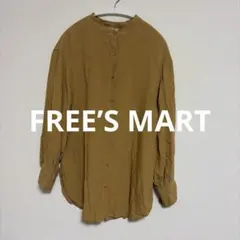 FREE'S MART長袖 バンドカラーシャツ マスタードのサムネイル