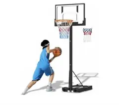 バスケットゴール 移動式 高さ調節可能 屋内外兼用 108〜210cmのサムネイル