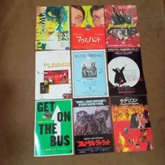 映画チラシ「フルメタル・ジャケット」「ゲット・オン・ザ・バス」他　チラシ　計9枚