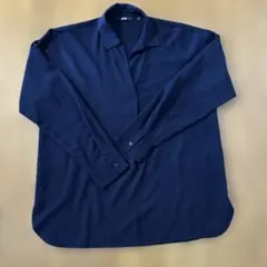 UNIQLO スキッパーシャツ ネイビー Sサイズ