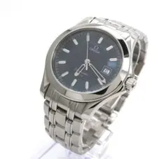 【ブルーダイアル】OMEGA オメガ時計 シーマスター120M メンズ☆極美品☆