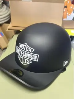 New Era LAロゴ ブラック半ヘルメット ニューエラ風 ヘルメット 半キャップ ベースボールキャップの通販 by
