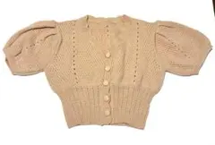 GRL ニット　ボレロ　半袖　カーディガン