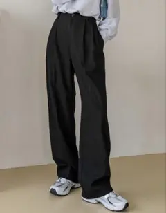 スラックス ストレートパンツ カジュアルパンツ