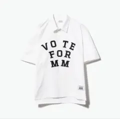 MMLG エムエムエルジ VOTE FOR MM ポロシャツ ホワイト Sサイズのサムネイル