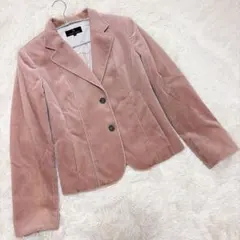 TRANS WORK トランスワーク　ベロア　ピンク　ジャケット