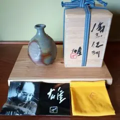 古備前　板お越し青備前徳利 古備前 板お越し青備前徳利