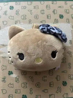 サンリオ　キティ　キティちゃん　ぬいぐるみ　ミラー　マスコット　日焼け　豹柄