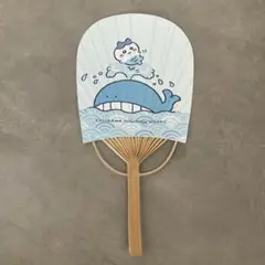 ちいかわもぐもぐ本舗　ノベルティうちわ　ハチワレ