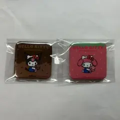 サンリオキャラクターズ×サーティワン　オリジナル缶バッジ　マイメロディ　クロミ