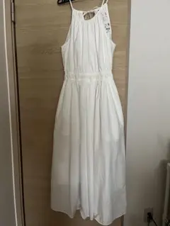 【未着用】【新品】UNIQLO ホワイト キャミワンピース M