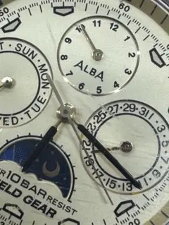 ALBA FIELD GEAR 腕時計 クォーツ ゴールド