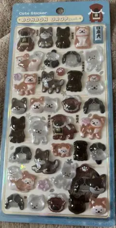 BONBON DROP ボンボンドロップシール　和柄　日本犬 正規品